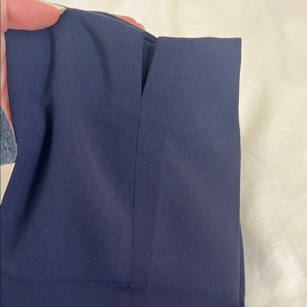 J. Crew Factory Blue Ankle Cropped Pants - Picture 6 of 6